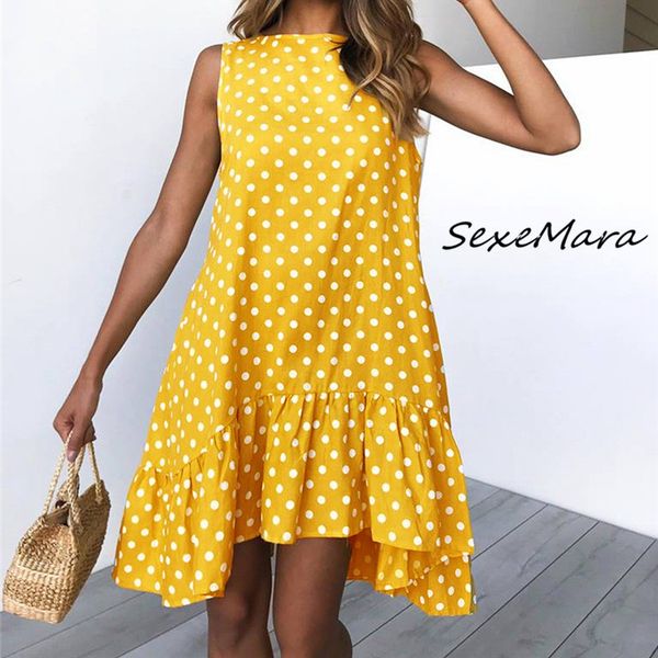 2019 sleeveless print o-neck women dress casual fashion elegant ruffles losse mini dress, Black;gray
2019 sleeveless print o-neck women dress casual fashion elegant ruffles losse mini dress, Black;gray