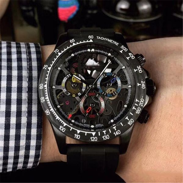 2020 luxury mechanical skeleton watch mens designer watches rubber strap japan automatic movement sweep wristwatches orologio di lusso, Slivery;brown
2020 luxury mechanical skeleton watch mens designer watches rubber strap japan automatic movement sweep wristwatches orologio di lusso, Slivery;brown