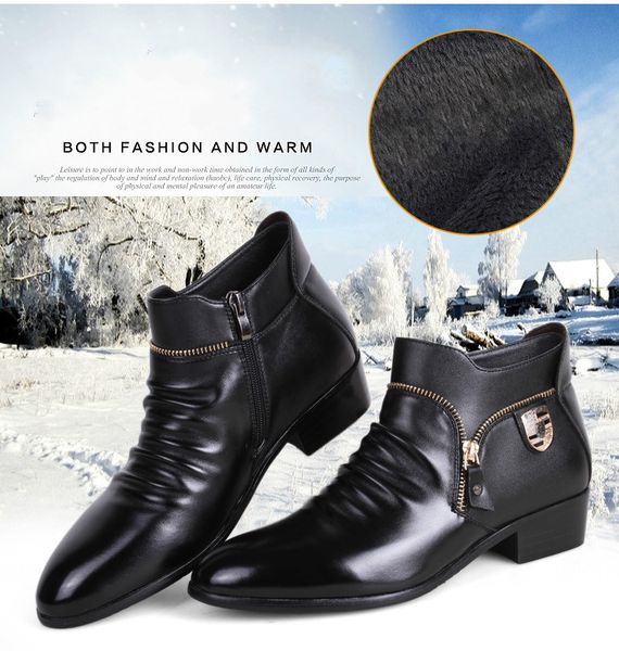 sycatree winter zipper men's casual shoes warm cow leather british style men loafers business shoes men loafer, Black
sycatree winter zipper men's casual shoes warm cow leather british style men loafers business shoes men loafer, Black