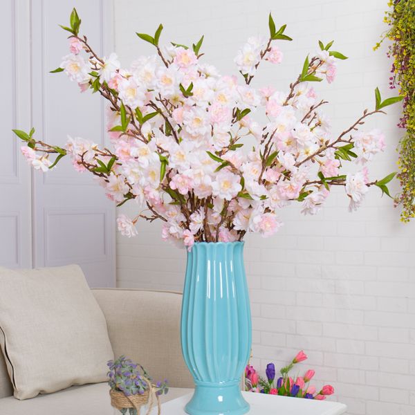 decorative flowers & wreaths 4 fork fake cherry blossom tree silk sakura branches artificial for vase wedding backdrop wall decoration plast
decorative flowers & wreaths 4 fork fake cherry blossom tree silk sakura branches artificial for vase wedding backdrop wall decoration plast