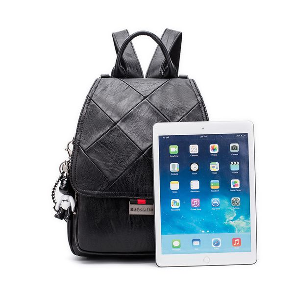 backpack female 2019 new fashion tide stitching backpack female korean version of soft leather casual wild travel bag
backpack female 2019 new fashion tide stitching backpack female korean version of soft leather casual wild travel bag