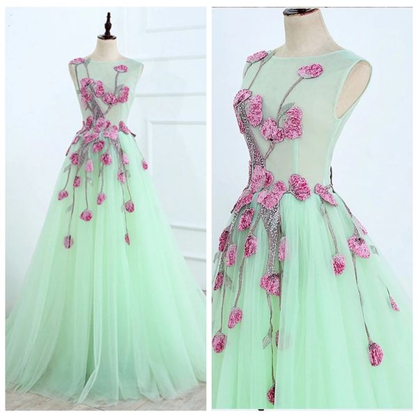 изысканный a-line тюль mint green платье с фуксия 3d аппликациями цветочные платья выпускного вечера вышитый low v назад формальное вечерние, Black
изысканный a-line тюль mint green платье с фуксия 3d аппликациями цветочные платья выпускного вечера вышитый low v назад формальное вечерние, Black