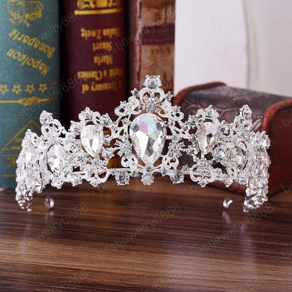 vintage gold multi-color crystal bride diadem rhinestone crown tiara de noiva bridal hair jewelry women wedding accessories, White;golden
vintage gold multi-color crystal bride diadem rhinestone crown tiara de noiva bridal hair jewelry women wedding accessories, White;golden