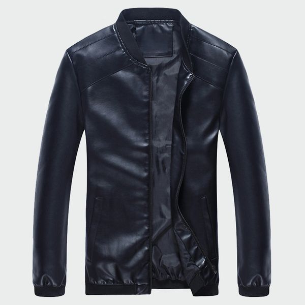 men's leather jackets spring autumn classic male pu faux thin coats fashion motorcycle biker slim fit jacket m-4xl ml015, Black
men's leather jackets spring autumn classic male pu faux thin coats fashion motorcycle biker slim fit jacket m-4xl ml015, Black