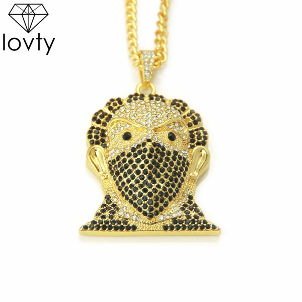 lovty hip hop jewelry mask pendant necklace new arrival pendant cubic zircon copper necklace iced out chain mens gift, Silver
lovty hip hop jewelry mask pendant necklace new arrival pendant cubic zircon copper necklace iced out chain mens gift, Silver