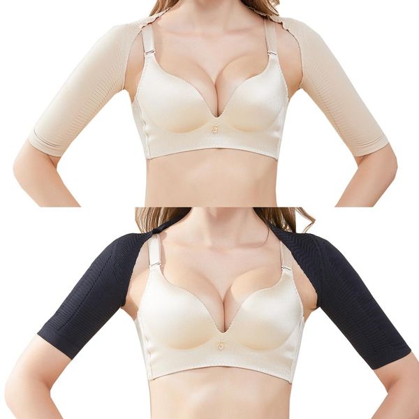 women arm shaper back shoulder corrector slimming weight loss arm shaper lift shapers massage control shapewear, Black;white
women arm shaper back shoulder corrector slimming weight loss arm shaper lift shapers massage control shapewear, Black;white