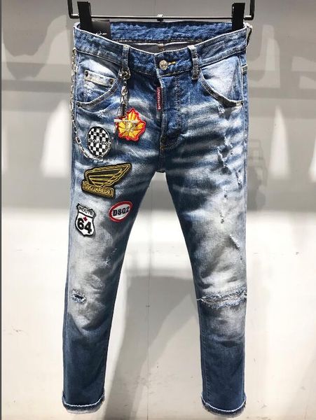 classic icon fashion men jeans hip hop holes mens casual design ripped jeans distressed skinny trousers denim biker jeans man pants 0901, Blue
classic icon fashion men jeans hip hop holes mens casual design ripped jeans distressed skinny trousers denim biker jeans man pants 0901, Blue