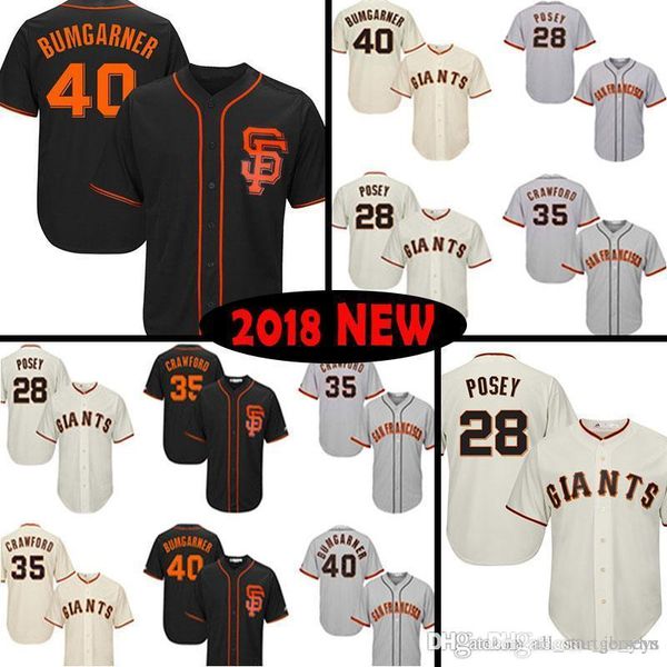 San Francisco Baseball Jersey Giants 28 Posey 22 Will Clark 35 Brandon Crawford 40 Madison Bumgarner Jerseys 2019
San Francisco Baseball Jersey Giants 28 Posey 22 Will Clark 35 Brandon Crawford 40 Madison Bumgarner Jerseys 2019