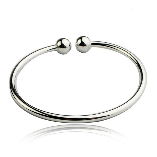 wholesale fashion jewelry round smooth bead woman kpop star opening 925 sterling silver adjustable bracelet bangles sz05, Black
wholesale fashion jewelry round smooth bead woman kpop star opening 925 sterling silver adjustable bracelet bangles sz05, Black