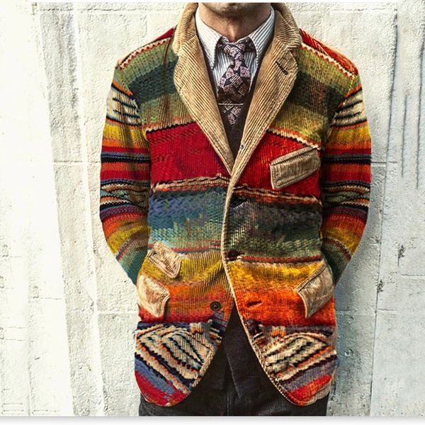 aboorun fashion rainbow suit men's corduroy jacket new slim suit jacket for male r2999, Black;brown
aboorun fashion rainbow suit men's corduroy jacket new slim suit jacket for male r2999, Black;brown