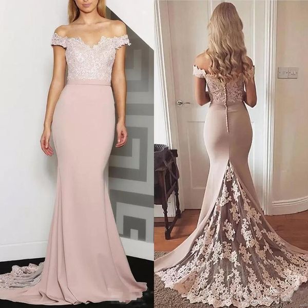 2019 Off Shoulder Mermaid Bridesmaids Dresses Lace Appliques Plus Size Formal Maid of Honor Gowns Custom Online Vestidos De Bridesmaids
2019 Off Shoulder Mermaid Bridesmaids Dresses Lace Appliques Plus Size Formal Maid of Honor Gowns Custom Online Vestidos De Bridesmaids