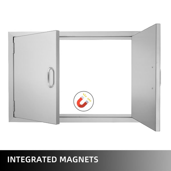 double door stainless steel 304 cabinet door 30.5 x 21 x 1.5 inches built-in ship from usa
double door stainless steel 304 cabinet door 30.5 x 21 x 1.5 inches built-in ship from usa