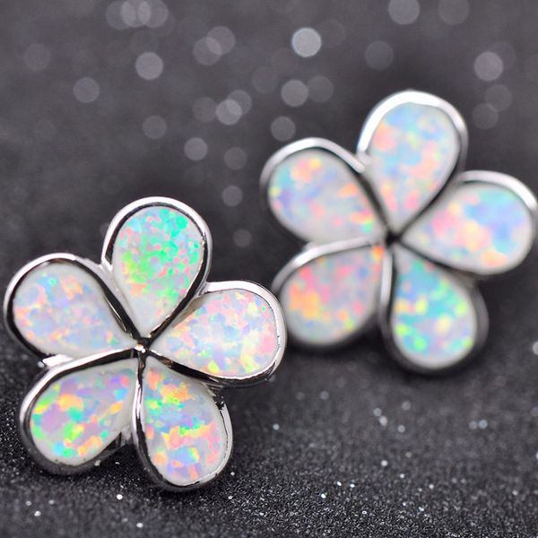 925 silver blue white opal flower stud earrings for women elegant earrings party wedding ear jewelry, Golden;silver
925 silver blue white opal flower stud earrings for women elegant earrings party wedding ear jewelry, Golden;silver
