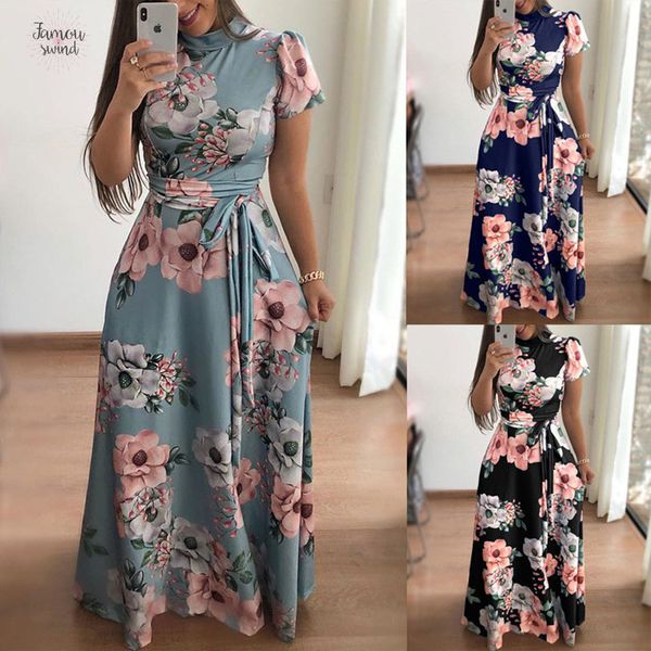 женщины платья лета 2019 с коротким рукавом длинные платья boho цветочные печати maxi платье повседневный водолазка бинты нарядные платья пл, Black;gray
женщины платья лета 2019 с коротким рукавом длинные платья boho цветочные печати maxi платье повседневный водолазка бинты нарядные платья пл, Black;gray