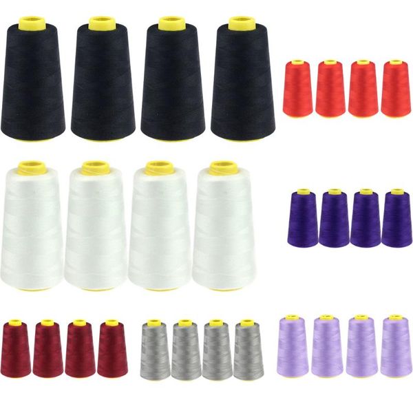 4pcs diy embroidery craft patch sewing threads 2300 yards colorful polyester sewing thread handwork machine supplies z61, Black;white
4pcs diy embroidery craft patch sewing threads 2300 yards colorful polyester sewing thread handwork machine supplies z61, Black;white