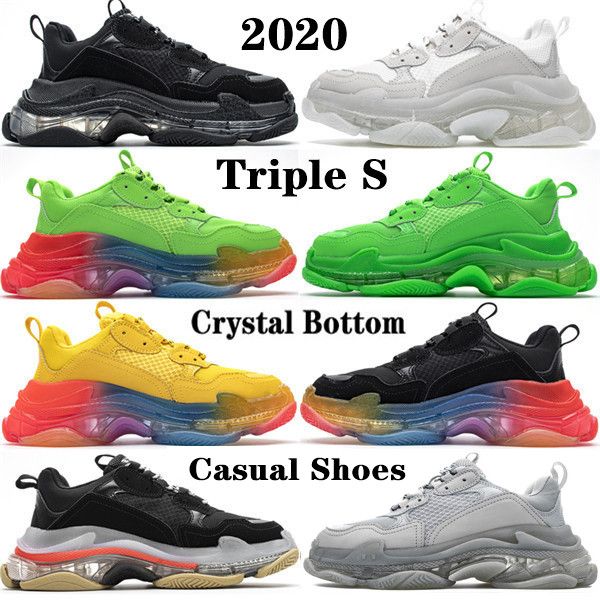 2020 burst laser crystal bottom paris 17w triple s womens mens casual shoes vintage dad platform trainers sneaker designer shoes, Black
2020 burst laser crystal bottom paris 17w triple s womens mens casual shoes vintage dad platform trainers sneaker designer shoes, Black