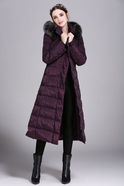 womens winter long down jacket duck down parkas real fox fur hood ladies warm outwear coat hooded big size s-5xl thicking outdoor jacket, Black
womens winter long down jacket duck down parkas real fox fur hood ladies warm outwear coat hooded big size s-5xl thicking outdoor jacket, Black