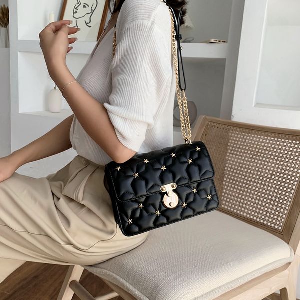 original design embroidered bag rivet chain bag 2020 new texture joker messenger fairy
original design embroidered bag rivet chain bag 2020 new texture joker messenger fairy