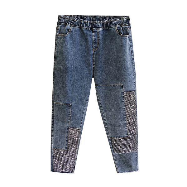 women spring jeans lady harem pants female stretch denim trousers bright diamond splice plus size fashion slim t4-2641, Blue
women spring jeans lady harem pants female stretch denim trousers bright diamond splice plus size fashion slim t4-2641, Blue