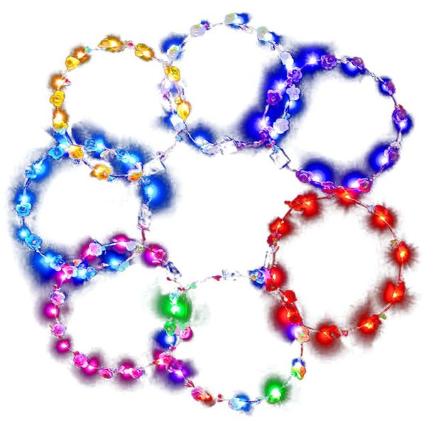 led flower crown, 7 pcs led flower wreath headband luminous 10 headpiece headdress for girls women wedding f
led flower crown, 7 pcs led flower wreath headband luminous 10 headpiece headdress for girls women wedding f