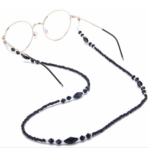 women high grade glass & acrylic black beads eyeglass chains eyewear cord holder neck strap reading glasses rope czl8353, Silver
women high grade glass & acrylic black beads eyeglass chains eyewear cord holder neck strap reading glasses rope czl8353, Silver