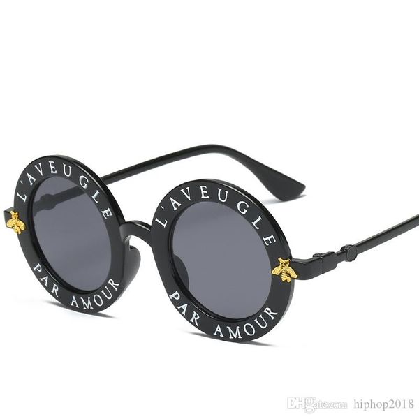 designer sunglasses for women mens fashion little bee luxury sunglasses letter pattern vintage retro round sunglasses, White;black
designer sunglasses for women mens fashion little bee luxury sunglasses letter pattern vintage retro round sunglasses, White;black
