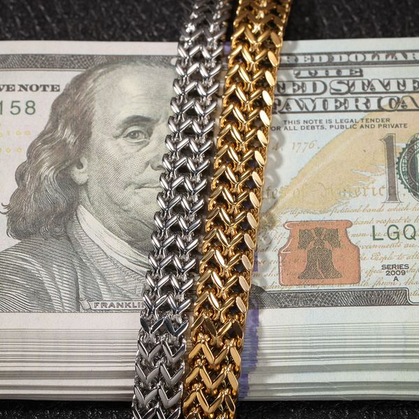 fashion-titanium stainless steel franco chains hip hop gold plated bracelet heavy street rapper wristband chain jewelry gifts for men, Black
fashion-titanium stainless steel franco chains hip hop gold plated bracelet heavy street rapper wristband chain jewelry gifts for men, Black