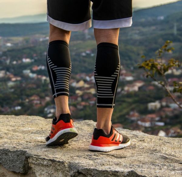 men running hiking cycling leg warmers calf compression sleeve leg high protector gaiters elastic sports wrap guard shin support, Black
men running hiking cycling leg warmers calf compression sleeve leg high protector gaiters elastic sports wrap guard shin support, Black