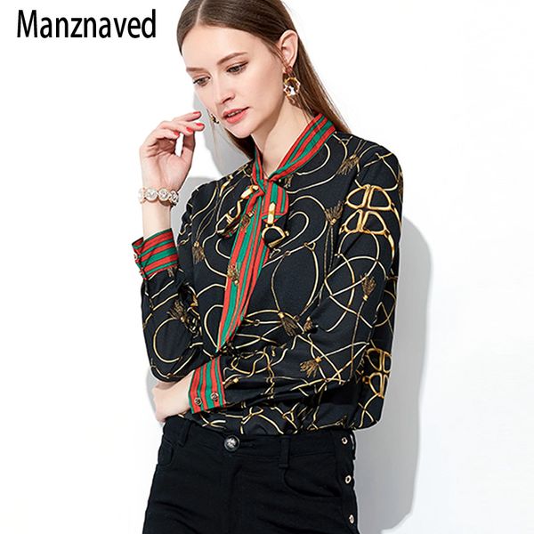 2019 new fashion chiffon shirt women long-sleeved korean printing bow retro ladies blouse new autumn mx190827, White 
2019 new fashion chiffon shirt women long-sleeved korean printing bow retro ladies blouse new autumn mx190827, White