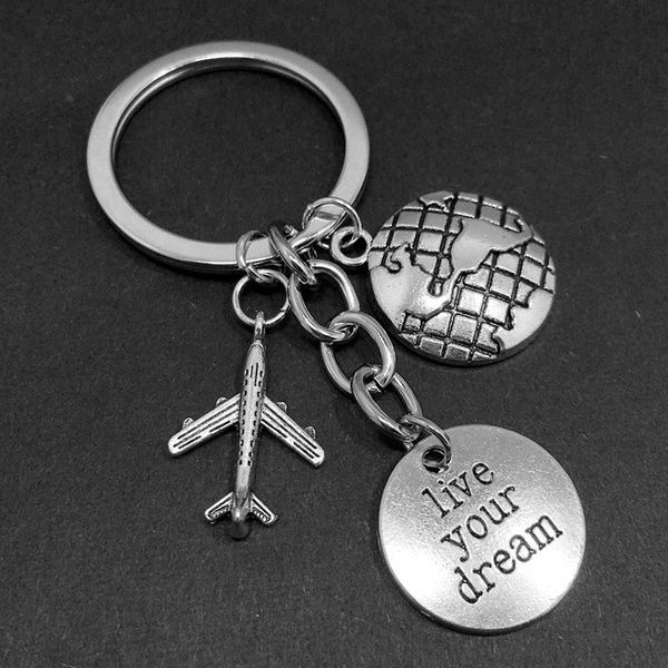 live your dream pilot dream keychain keyring alphabet tag airplane passport travel keychain creative women men jewelry holiday gift, Slivery;golden
live your dream pilot dream keychain keyring alphabet tag airplane passport travel keychain creative women men jewelry holiday gift, Slivery;golden