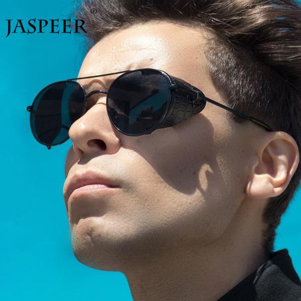 jaspeer new oval sunglasses men women vintage brand sun glasses alloy frame black mirror punk style male sunglasses, Blue
jaspeer new oval sunglasses men women vintage brand sun glasses alloy frame black mirror punk style male sunglasses, Blue