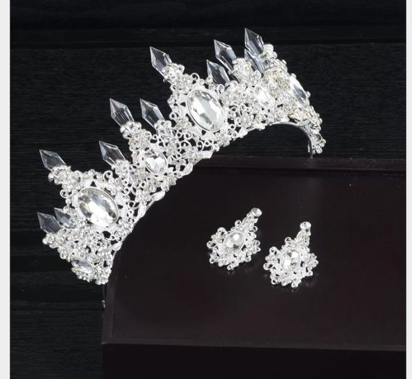 retro crown earrings suit hair ornament bride hair hoop korean crown studio, Slivery;golden
retro crown earrings suit hair ornament bride hair hoop korean crown studio, Slivery;golden