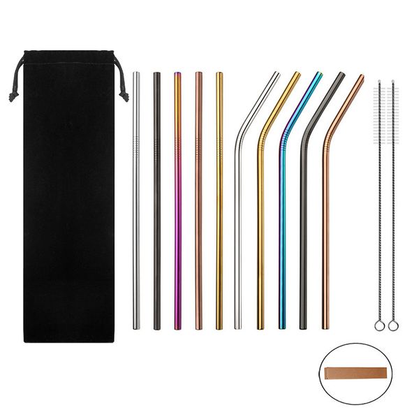 10 pcs/lot stainless steel straws tumbler reusable replacement metal tips 2 cleaning brushes colorful silica gel sleeve home
10 pcs/lot stainless steel straws tumbler reusable replacement metal tips 2 cleaning brushes colorful silica gel sleeve home