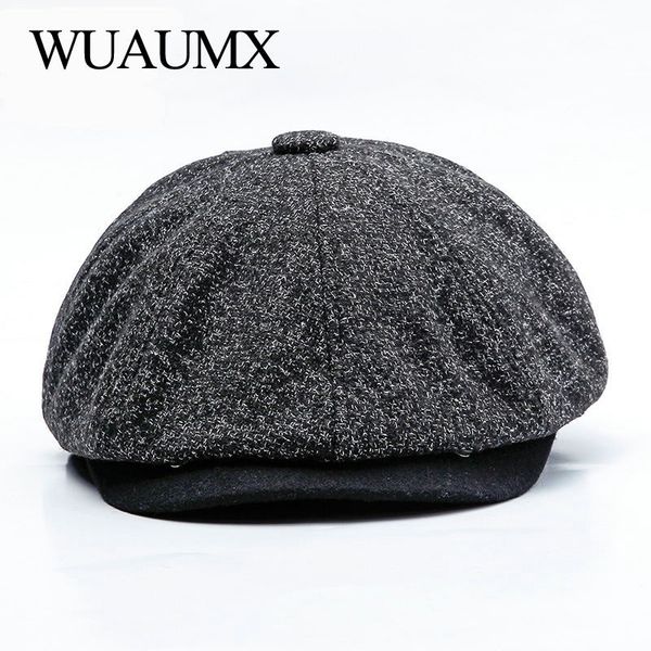 wuaumx autumn winter retro newsboy caps men women warm octagonal hat for male detective hats painter caps visors chapeau, Blue;gray
wuaumx autumn winter retro newsboy caps men women warm octagonal hat for male detective hats painter caps visors chapeau, Blue;gray