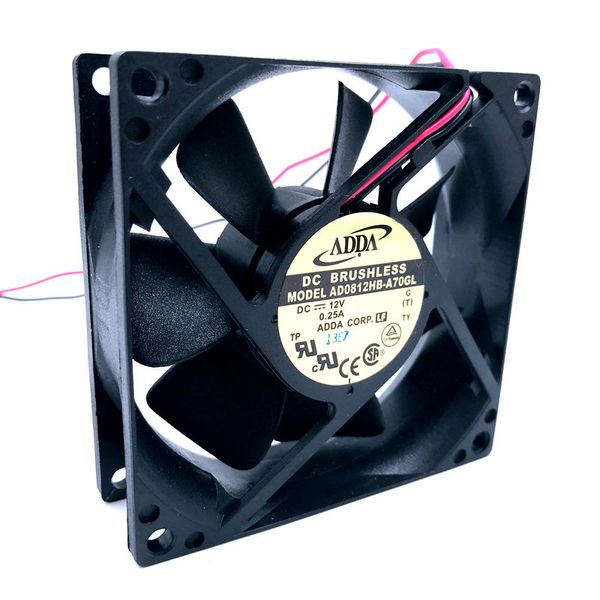 wholesale brand new ad0812hb-a70gl 8cm 8025 80mm fan 80x80x25mm 12v 0.25a 3000rpm 38cfm double ball bearing cooling fan
wholesale brand new ad0812hb-a70gl 8cm 8025 80mm fan 80x80x25mm 12v 0.25a 3000rpm 38cfm double ball bearing cooling fan