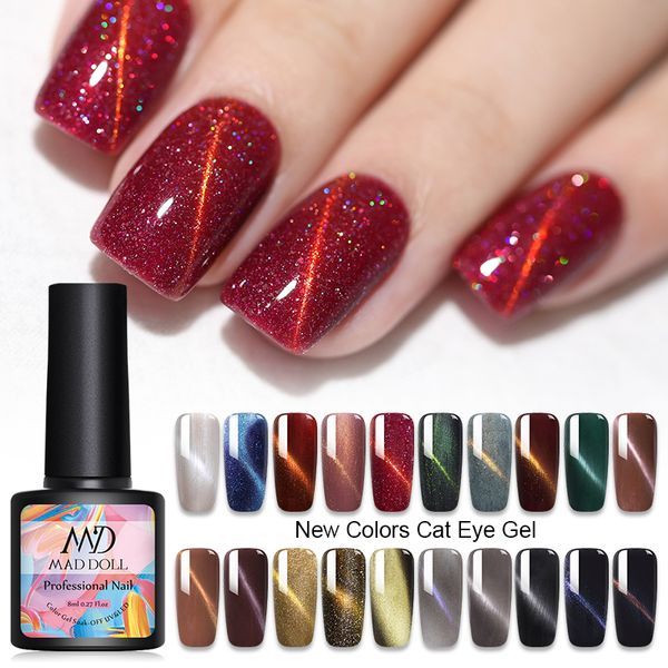 mad doll holographic cat eye gel polish 3d magnetic gel laser glitter lacquer soak off uv led varnish nail art lacquer, Red;pink
mad doll holographic cat eye gel polish 3d magnetic gel laser glitter lacquer soak off uv led varnish nail art lacquer, Red;pink