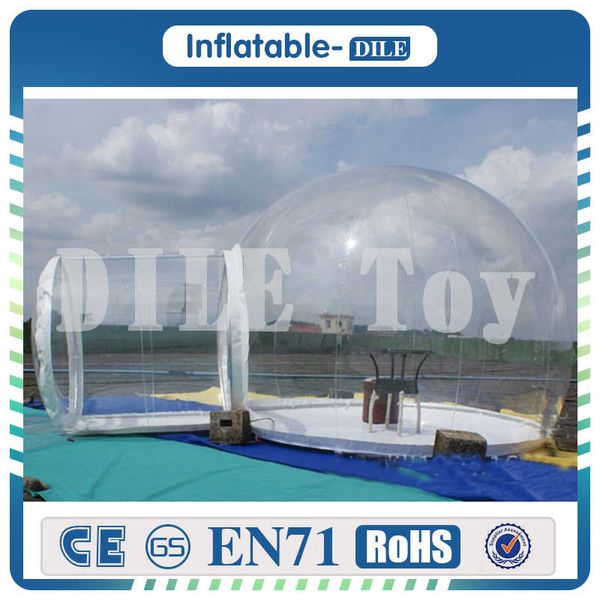 Pump Clear Inflatable Dome Tent Inflatable Bubble Tent Transparent Inflatable Tent For Outdoor Camping