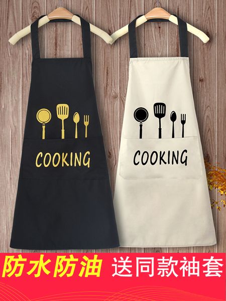kitchen cotton working apron waterproof oil-proof summer thin breathable black family restaurant chef men and women
kitchen cotton working apron waterproof oil-proof summer thin breathable black family restaurant chef men and women