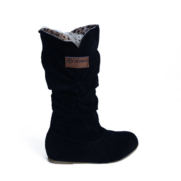 2018 fashion female woman knee high boots flat heel nubuck leather motorcycle women boots autumn autumn winter shoes 3.27, Black
2018 fashion female woman knee high boots flat heel nubuck leather motorcycle women boots autumn autumn winter shoes 3.27, Black