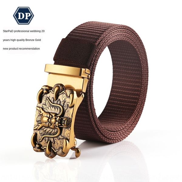 gcjyo high-grade pure advanced strength pure nylon strong nylon chinese dragon bronze toothless automatic alloy buckle belt anti-allergy out, Black;brown
gcjyo high-grade pure advanced strength pure nylon strong nylon chinese dragon bronze toothless automatic alloy buckle belt anti-allergy out, Black;brown