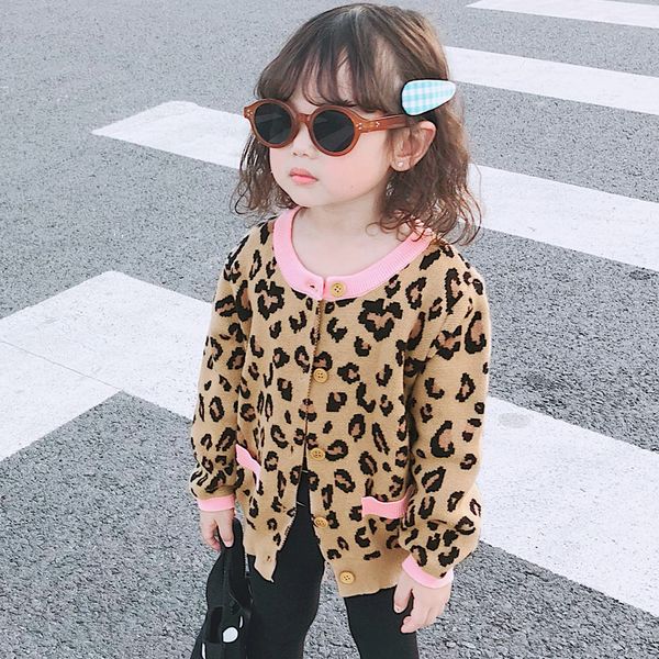ankrt 19 autumn and winter new kids korean coloured leopard sweater jacket loose round neck long sleeve knitted cardigan.2t-6t, Blue
ankrt 19 autumn and winter new kids korean coloured leopard sweater jacket loose round neck long sleeve knitted cardigan.2t-6t, Blue