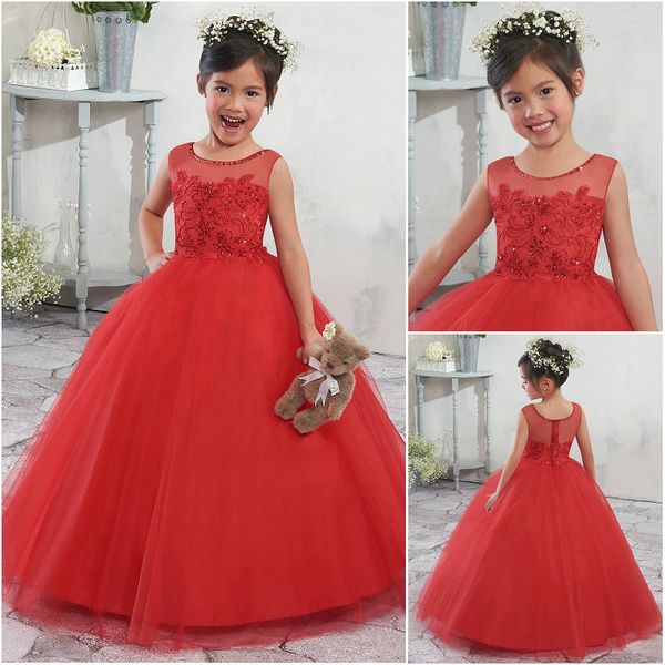 wholesale designer bright red flower girl ball gowns tulle beaded scoop neckline zipper back embroidery girls party dresses mb9003, White;blue
wholesale designer bright red flower girl ball gowns tulle beaded scoop neckline zipper back embroidery girls party dresses mb9003, White;blue