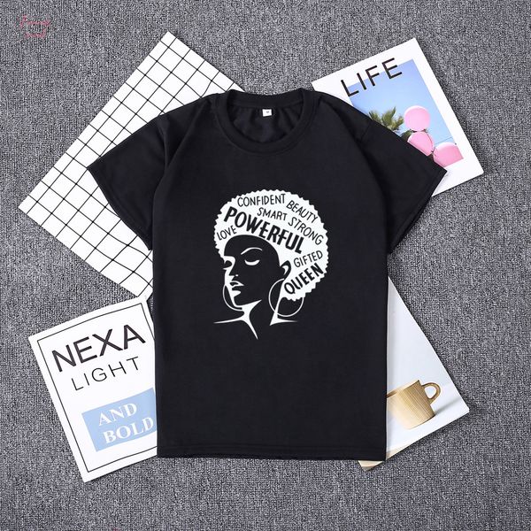 graphic tees women summer slim kawaii women t shirt polyester female print powerful girl day t shirt, White
graphic tees women summer slim kawaii women t shirt polyester female print powerful girl day t shirt, White