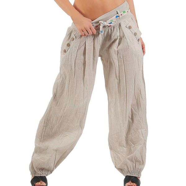 women's fashion solid color loose wide leg casual harem pants new elastic cuff slim fit festival travel beach trousers, Black;white
women's fashion solid color loose wide leg casual harem pants new elastic cuff slim fit festival travel beach trousers, Black;white