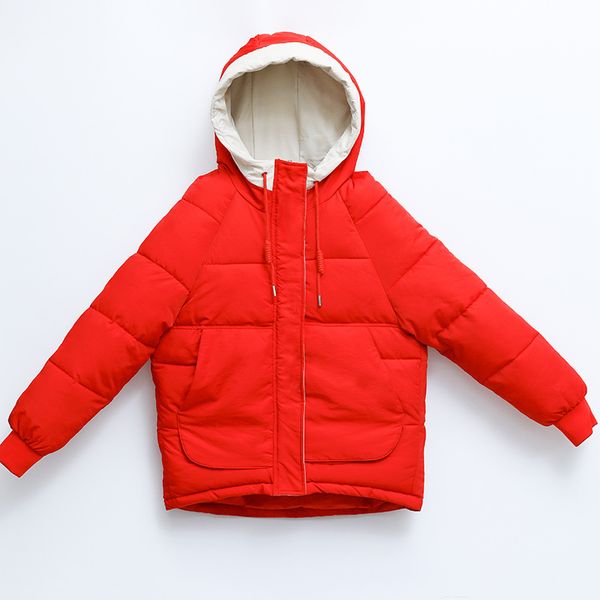 winter jacket women hooded splice fashion cotton casual coat pocket drawstring short wearing red jackets jf098-1, Black
winter jacket women hooded splice fashion cotton casual coat pocket drawstring short wearing red jackets jf098-1, Black