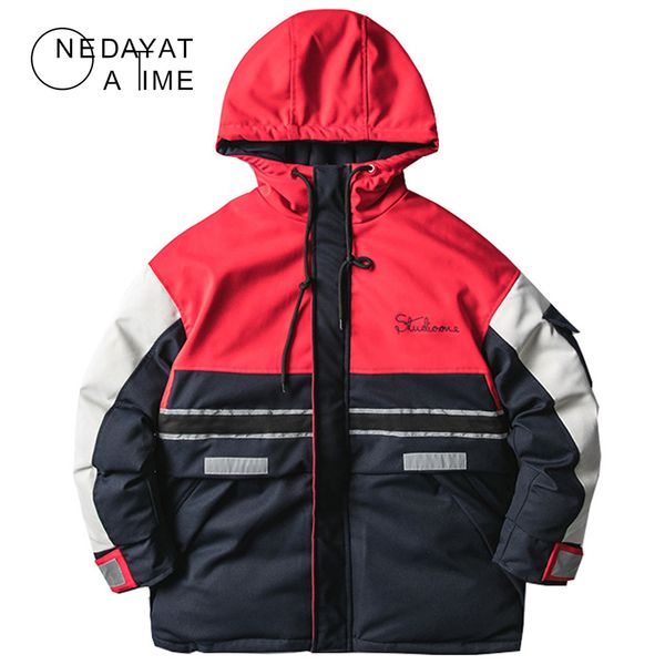 winter parka men hip hop contrast color cargo jacket patchwork pocket hoody windbreaker men thick warm hooded outwear overcoat, Black
winter parka men hip hop contrast color cargo jacket patchwork pocket hoody windbreaker men thick warm hooded outwear overcoat, Black