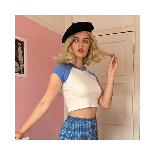 women designer tshirts summer fashion short brand letter printed womens exposed navel t-shirts female summer t shirts tees, White
women designer tshirts summer fashion short brand letter printed womens exposed navel t-shirts female summer t shirts tees, White