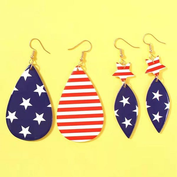 wholesale- united states resin dangle earrings for women luxury designer girls us star and stripe danging earring jewlery souvenirs gift, Silver
wholesale- united states resin dangle earrings for women luxury designer girls us star and stripe danging earring jewlery souvenirs gift, Silver