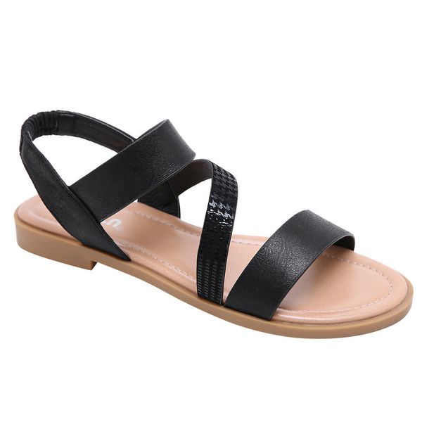 2019 new explosion women shoes comfortabl fashion summer casual roma solid round toe flat sandals ladies work shoes #78, Black
2019 new explosion women shoes comfortabl fashion summer casual roma solid round toe flat sandals ladies work shoes #78, Black
