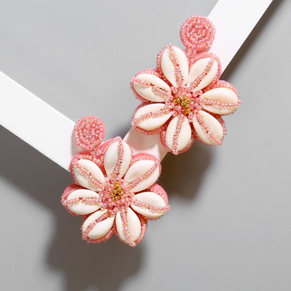 2019 europe and america bohemian ins style shell earrings hand-woven rice beads flower tassel earrings, Golden
2019 europe and america bohemian ins style shell earrings hand-woven rice beads flower tassel earrings, Golden